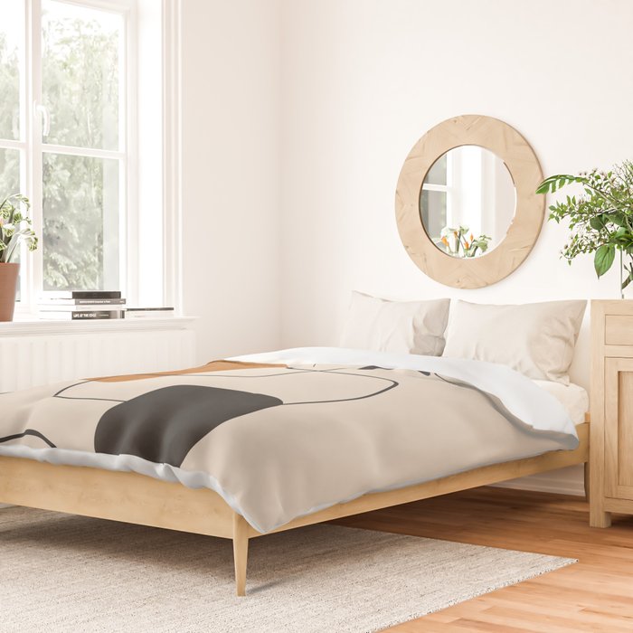 Abstract Minimal Shapes 137 Duvet Cover Gallery Image 2