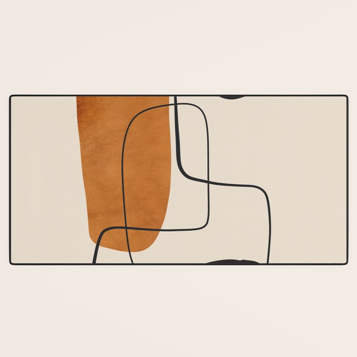Abstract Minimal Shapes 137 Desk Mat Gallery Image 3