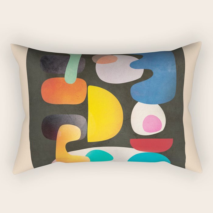 Abstract Modern Art 28 Rectangular Pillow Gallery Image 1