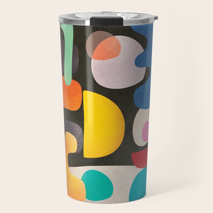 Abstract Modern Art 28 Travel Mug Gallery Image 1