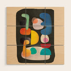 Abstract Modern Art 28 Wood Wall Art Gallery Image 1
