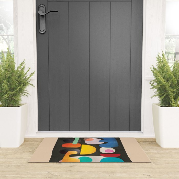 Abstract Modern Art 28 Welcome Mat Gallery Image 3