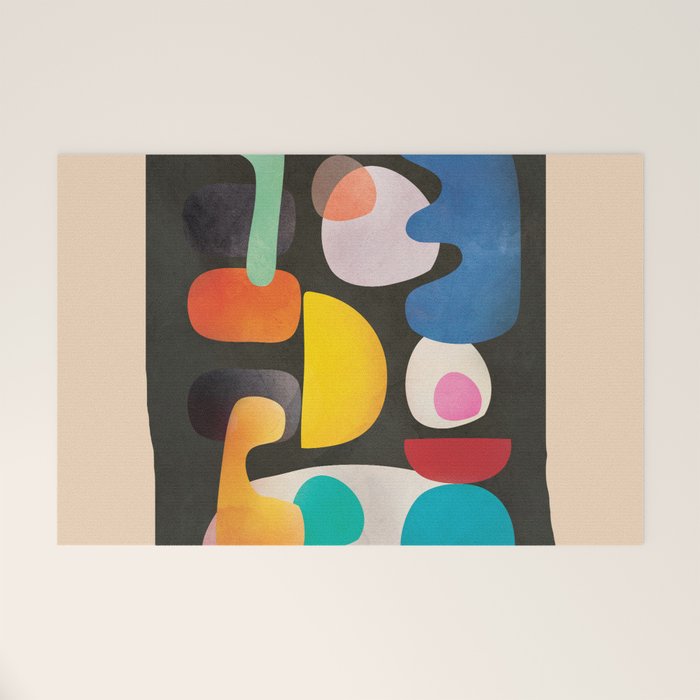 Abstract Modern Art 28 Welcome Mat Gallery Image 1