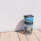TRIFECTA - Saratoga Springs - Original Art- Horse Racing Travel Mug Gallery Image 4