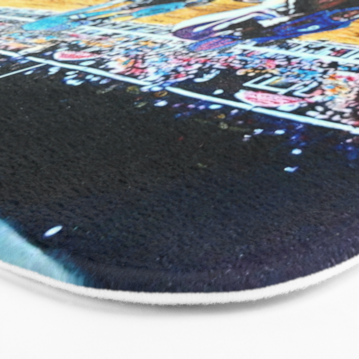TRIFECTA - Saratoga Springs - Original Art- Horse Racing Bath Mat Gallery Image 3