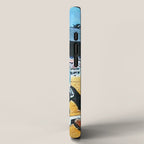 TRIFECTA - Saratoga Springs - Original Art- Horse Racing iPhone Case Gallery Image 2