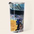 TRIFECTA - Saratoga Springs - Original Art- Horse Racing Travel Mug Gallery Image 3