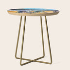 TRIFECTA - Saratoga Springs - Original Art- Horse Racing Side Table Gallery Image 1