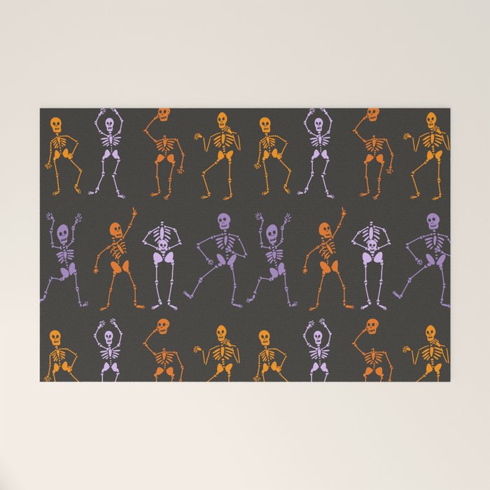 Skeleton Party  Welcome Mat Gallery Image 1