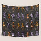 Skeleton Party  Wall Tapestry Gallery Image 4