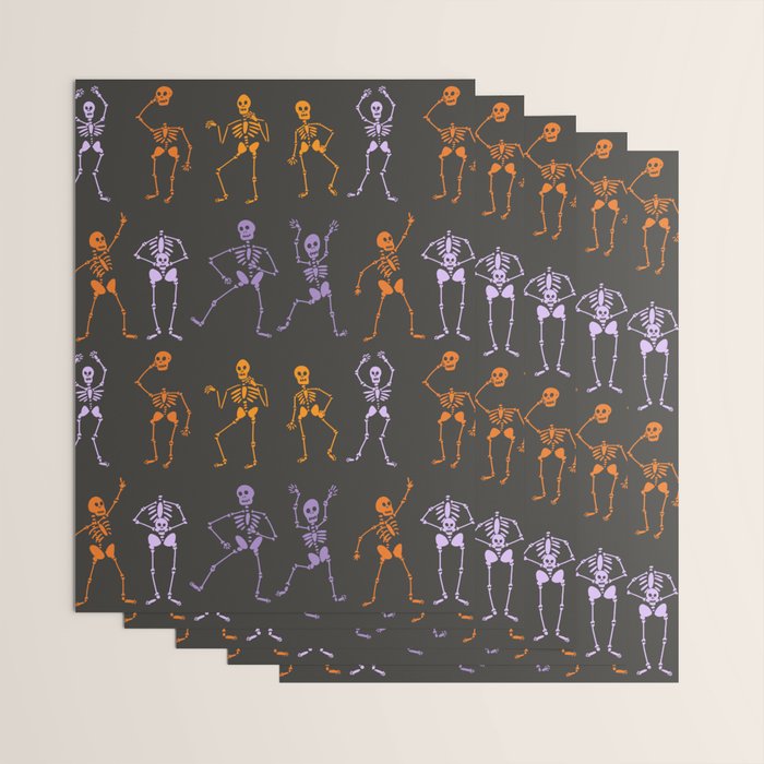 Skeleton Party  Wrapping Paper Gallery Image 3
