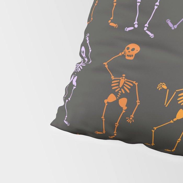 Skeleton Party  Pillow Sham Gallery Image 4