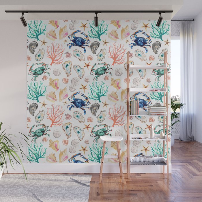 Coastal Vibes Wall Mural Gallery Image 1