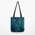 Night Palm Blues Tote Bag Gallery Image 2