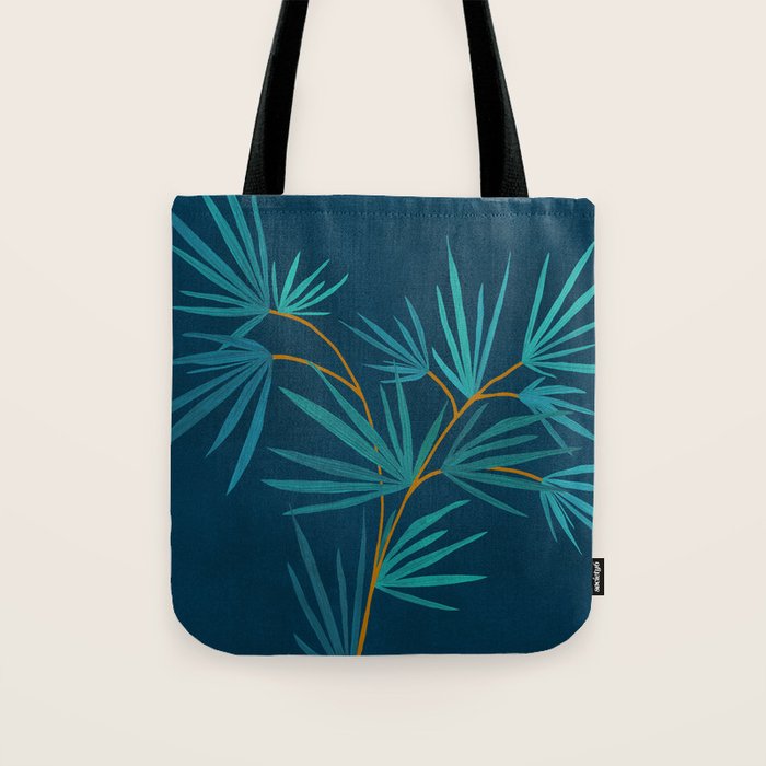Night Palm Blues Tote Bag Gallery Image 1