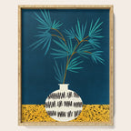 Night Palm Blues Serving Tray Gallery Image 1