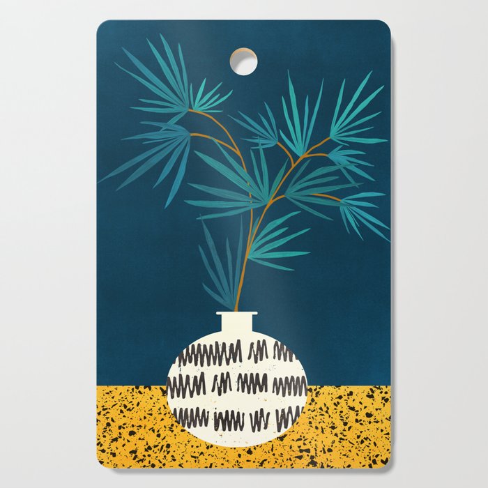 Night Palm Blues Cutting Board Gallery Image 1