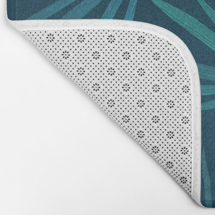 Night Palm Blues Bath Mat Gallery Image 2