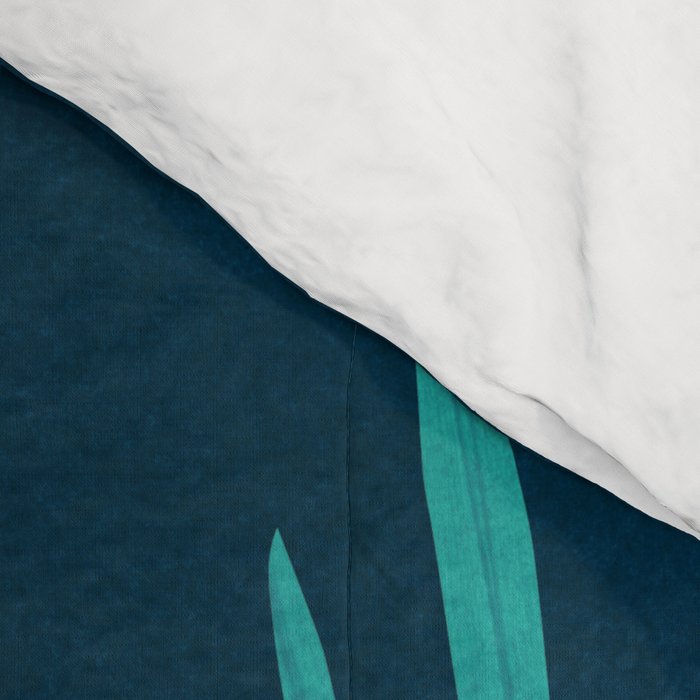 Night Palm Blues Comforter Gallery Image 4