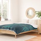 Night Palm Blues Duvet Cover Gallery Image 2