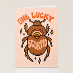 One Lucky Scorpio Stationery Card Gallery Image 2