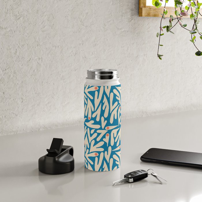 Henri Matisse Abstract Tropical Cut Out Pattern II Water Bottle Gallery Image 4