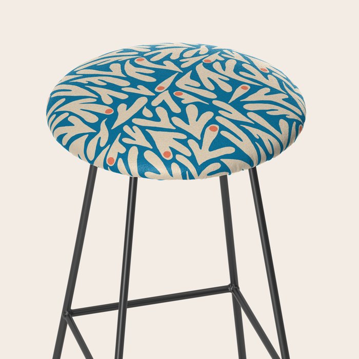Henri Matisse Abstract Tropical Cut Out Pattern II Stool Gallery Image 2