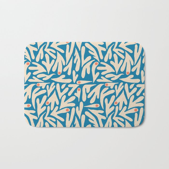 Henri Matisse Abstract Tropical Cut Out Pattern II Bath Mat Gallery Image 1