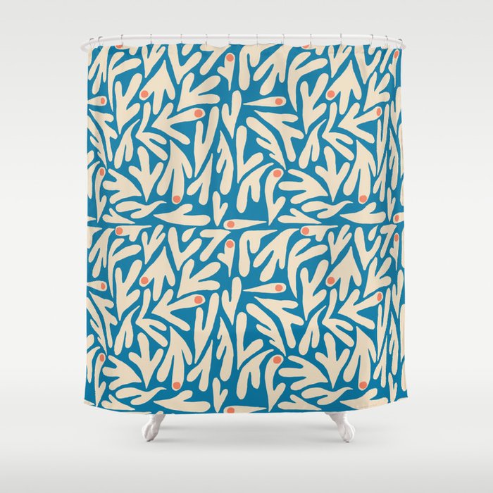 Henri Matisse Abstract Tropical Cut Out Pattern II Shower Curtain Gallery Image 1