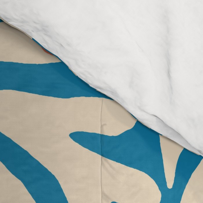 Henri Matisse Abstract Tropical Cut Out Pattern II Comforter Gallery Image 4