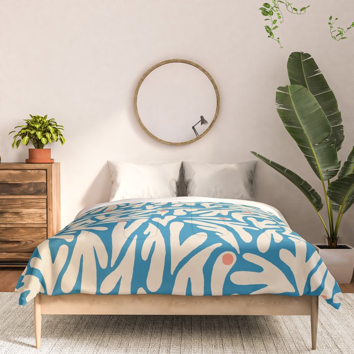 Henri Matisse Abstract Tropical Cut Out Pattern II Comforter Gallery Image 3