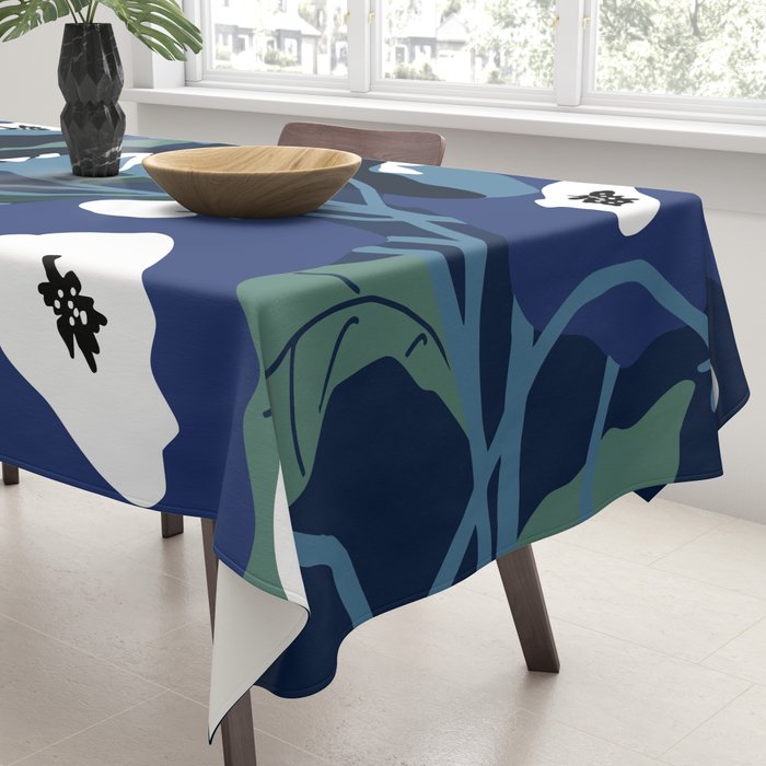 outside in my garden by night Tablecloth Gallery Image 3