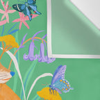 Fox in Flower Garden Wall Tapestry Gallery Image 3