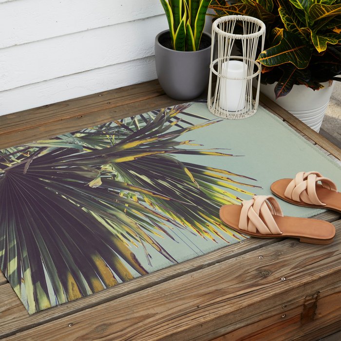 Palm Tree Outdoor Rug Gallery Image 2
