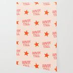Southern Welcome: Howdy Y'all (bright pink and orange old west letters) Wallpaper Gallery Image 2