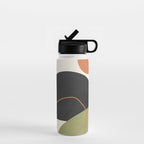 abstract minimal 64 Water Bottle Gallery Image 1