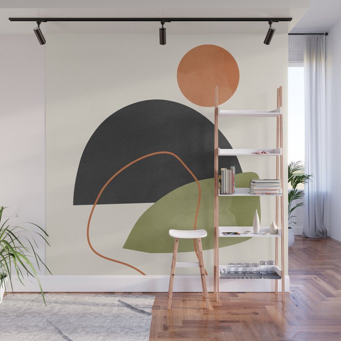 abstract minimal 64 Wall Mural Gallery Image 1
