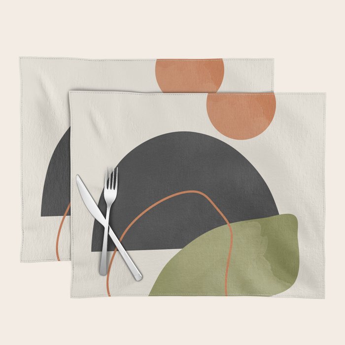 abstract minimal 64 Placemat Gallery Image 1