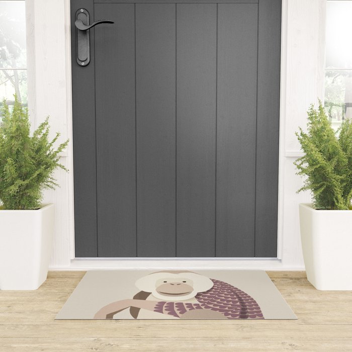 Whimsical Orangutan Welcome Mat Gallery Image 3