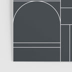 Deco Geometric 04 Black Poster Gallery Image 3