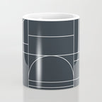 Deco Geometric 04 Black Coffee Mug Gallery Image 4