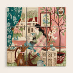 Love for reading Wood Wall Art Gallery Image 1