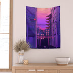 Tokyo Day Wall Tapestry Gallery Image 2