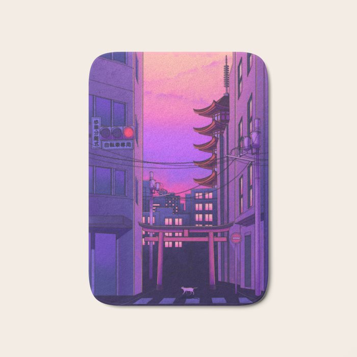 Tokyo Day Bath Mat Gallery Image 1