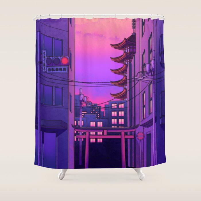 Tokyo Day Shower Curtain Gallery Image 1