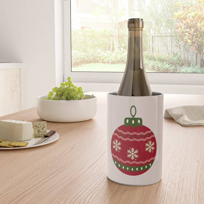 Christmas Bauble Red Wine Chiller Gallery Image 4