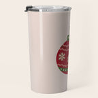Christmas Bauble Red Travel Mug Gallery Image 3