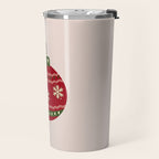 Christmas Bauble Red Travel Mug Gallery Image 2