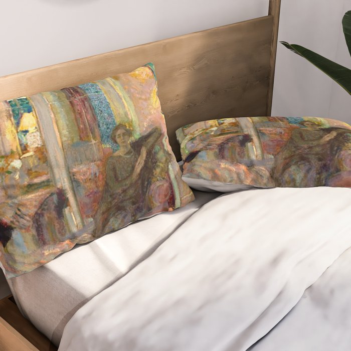 Edouard Vuillard Portrait of Princess Bibesco  Pillow Sham Gallery Image 2