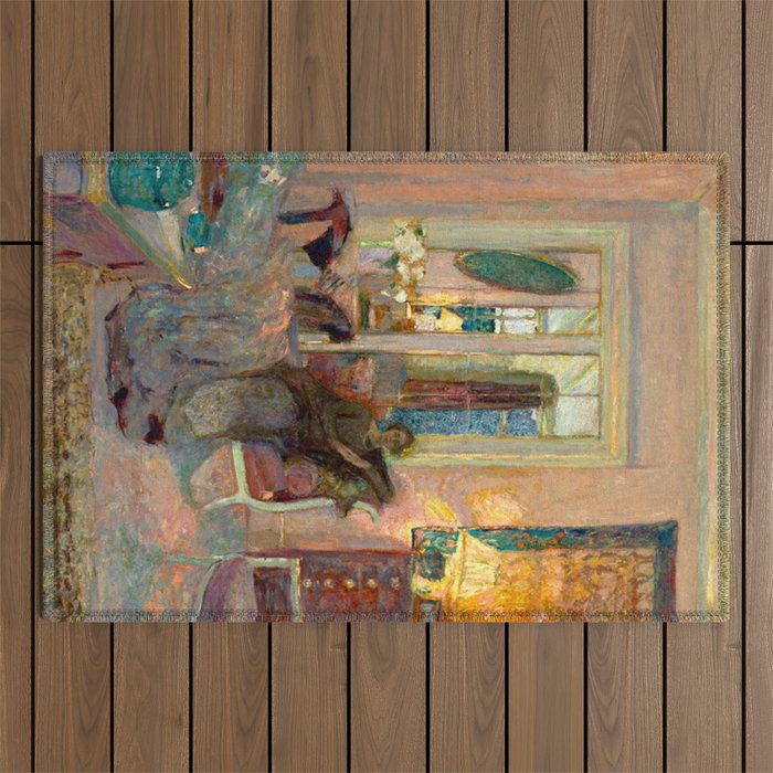 Edouard Vuillard Portrait of Princess Bibesco  Outdoor Rug Gallery Image 1